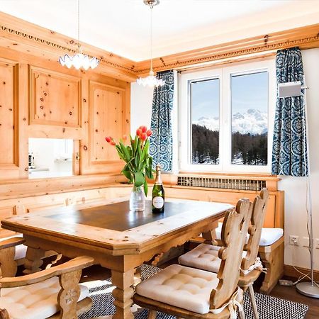Spacious Apartment With Fantastic Alpine Panorama St. Moritz Exterior foto