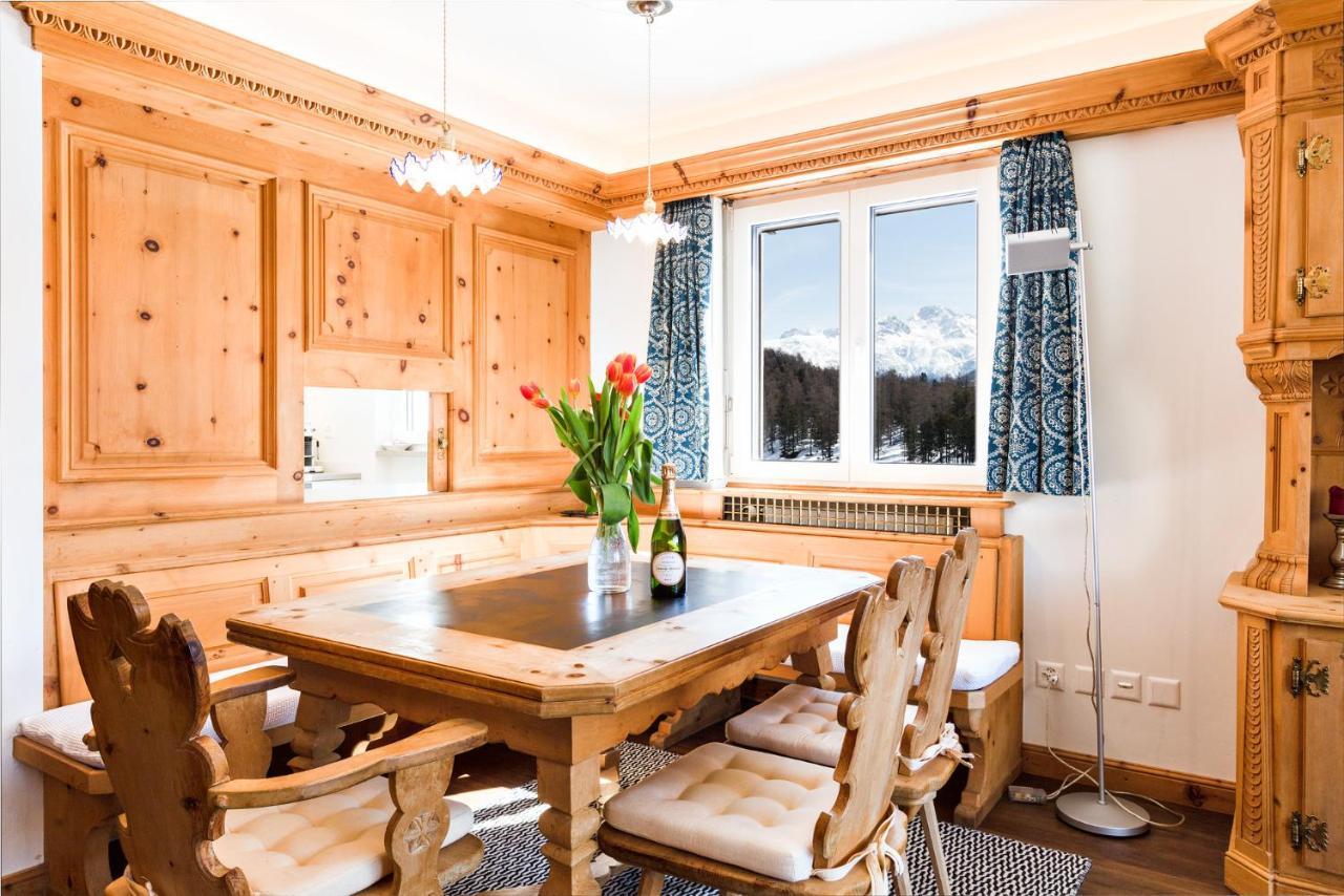 Spacious Apartment With Fantastic Alpine Panorama St. Moritz Exterior foto